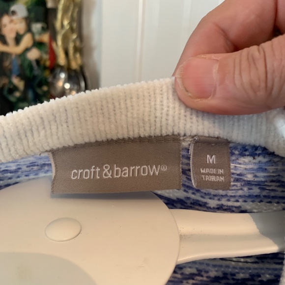 Croft& Barrow Nordic snowflake sweater. Worn 2x‎ - Picture 3 of 7
